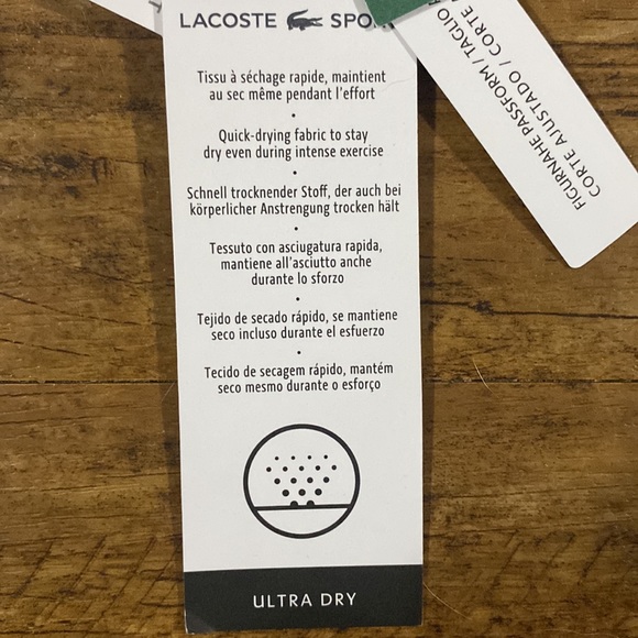 💥HOST PICK💥 NWT LACOSTE SPORT COLOUR-BLOCK SPORT LEGGING RED, PINK, GREEN - Picture 12 of 12